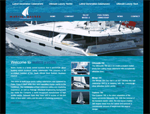 Tablet Screenshot of matrix-yachts.com